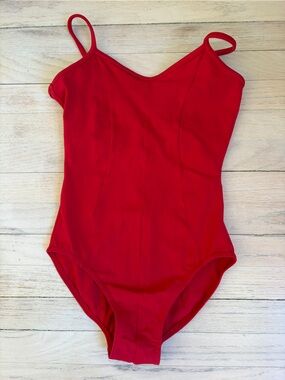 Mirella Red Leotard Size Small